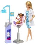 Игрален комплект Barbie You Can Be Anything - Зъболекар, с руса коса - 4t