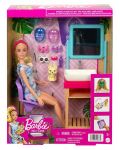 Игрален комплект Mattel Barbie - Процедури за лице - 2t