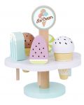 Игрален комплект Tooky toy - Щанд със сладоледи на клечка - 2t