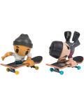 Игрален комплект Tech Deck SK8 Crew - Скейтборд за пръсти с фигурки, с черни шапки - 3t