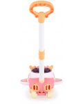 Играчка за сапунени балони Moni Toys - Самолет, Pink Flyer - 3t