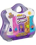 Игрален комплект Kinetic Sand - Куфарче с 5 вида пясък - 1t