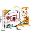 Игрален комплект Raya Toys - Баскетболно табло с кош - 4t