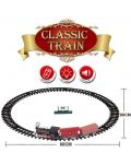 Игрален комплект Raya Toys - Класически влак с релси, 12 части - 2t