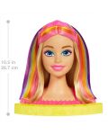 Игрален комплект Barbie Color Reveal - Манекен за прически, с аксесоари - 4t