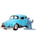 Игрален комплект Jada Toys Disney - Lilo and Stitch, Кола 1959 VW Beetle, 1:32 - 1t