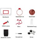 Игрален комплект Raya Toys - Баскетболно табло с кош - 2t