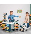 Игрален комплект Smoby - Супермаркет, с аксесоари и количка за пазаруване - 4t