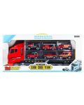 Игрален комплект GОТ - Товарен камион с 10 превозни средства - 1t