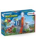 Игрален комплект Schleich Dinosaurs - Базов лагер, експедиция до вулкан - 4t