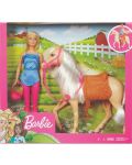 Игрален комплект Mattel Barbie - Барби и конче за езда - 2t