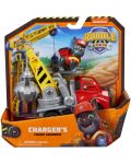 Игрален комплект Spin Master Paw Patrol Rubble & Crew - Кранът на Чарджър - 1t