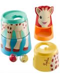 Играчка за редене Sophie la Girafe - Гигантска кула - 5t