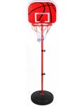 Игрален комплект GT - Баскетболен кош с топка, до 160 cm - 1t