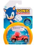 Игрален комплект Jakks Pacific Sonic - Нъкълс с количка, 1:64 - 1t