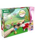 Игрален комплект Brio - Снежанка с животни, релси и влак - 1t