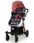 Комбинирана бебешка количка 3 в 1 Cosatto - Giggle Trail, Pretty Flamingo - 4t