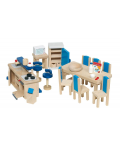 Комплект дървени мини мебели Goki - Обзавеждане за кухня - 1t