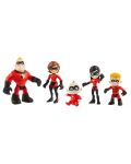 Комплект фигурки - Семейството на The Incredibles 2 - 2t