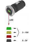 Индикатор за състоянието на акумулатора Defa - 12V  - 2t