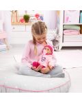 Интерактивна кукла Bayer First Words Baby - Розова рокля с мишле, 38 cm - 4t