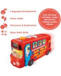 Интерактивна играчка Vtech - Автобус - 4t