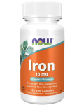 Iron, 18 mg, 120 капсули, Now - 1t