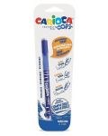 Изтриваща се химикалка с гума Carioca Oops - Синя - 1t