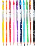 Изтриваеми цветни моливи Depesche TopModel - 10 цвята - 2t