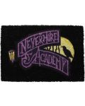 Изтривалка за врата SD Toys Television: Wednesday - Nevermore Academy, 60 x 40 cm - 1t