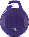 Мини колонка JBL Clip - лилава - 1t