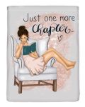 Текстилен джоб за електронна книга With Scent of Books - Just one more chapter - 1t