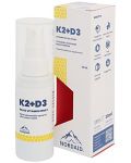 K2 + D3 Спрей за уста, мента, 30 ml, Nordaid - 1t