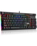 Механична клавиатура Redragon - VATA K580, Blue, RGB, черна - 2t