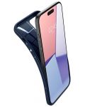 Калъф Spigen - Liquid Air, iPhone 15 Pro Max, Navy Blue - 3t