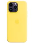 Калъф Apple - Silicone MagSafe, iPhone 14 Pro Max, Canary Yellow - 1t