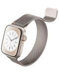 Каишка Cellularline - Steel, Apple Watch, 42/44/45/49 mm, златиста - 1t