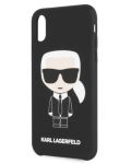 Калъф Karl Lagerfeld - Full Body Iconic, iPhone X/XS, черен - 4t