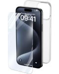 Калъф и протектор Cellularline - iPhone 15 Pro Max, прозрачни - 1t
