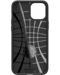 Калъф Spigen - Liquid Air, iPhone 12 Pro Max, черен - 2t