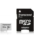 Карта памет Transcend - 32GB, microSD, Class10 + адаптер - 1t