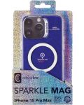Калъф Cellularline - Sparkle Mag, iPhone 15 Pro Max, прозрачен - 2t