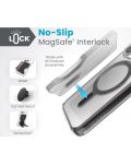 Калъф Speck - Presidio, iPhone 15 Pro, MagSafe ClickLock, прозрачен/черен - 6t