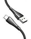 Кабел Xmart - Mamba, USB-A/USB-C, 1.2 m, черен - 1t