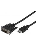 Кабел Vivanco - 45422, HDMI/DVI-D,  2m, черен - 1t