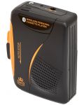 Касетофон GPO - Cassette Walkman Bluetooth, черен/оранжев - 2t