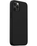 Калъф Next One - Silicon MagSafe, iPhone 12 Pro Max, черен - 3t