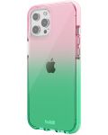 Калъф Holdit - SeeThru, iPhone 13 Pro Max, Grass green/Bright Pink - 2t