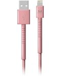 Кабел Fresh N Rebel - USB-A/Lightning, 1.5 m, розов - 1t