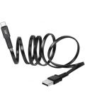 Кабел Rivacase - PS6002BK12, USB-C/USB-А, 1.2 m, черен - 7t